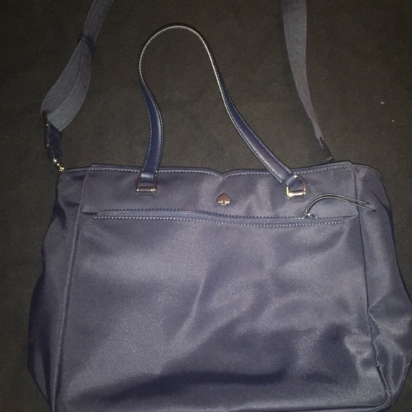 kate spade Handbags - Kate Spade Navy Blue Nylon Bag
